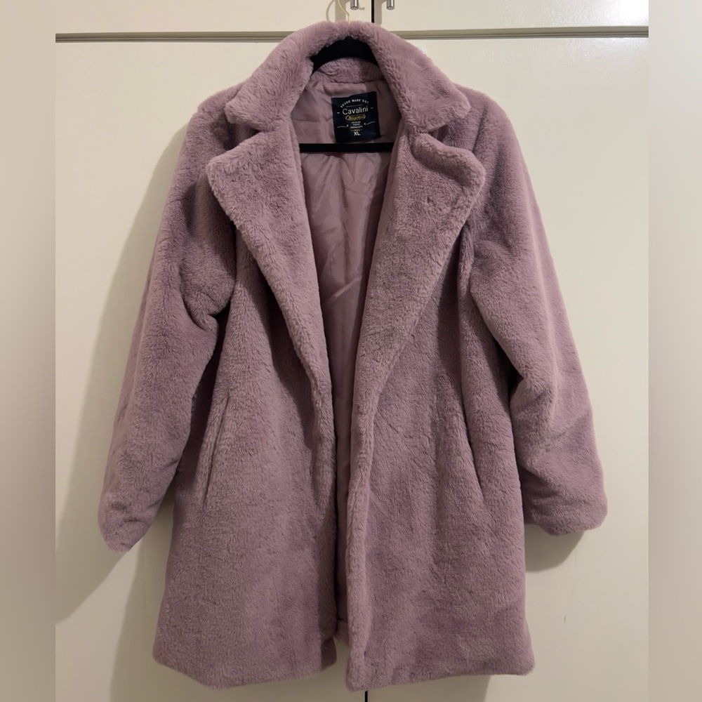 Soft Mauve Teddy Jacket
